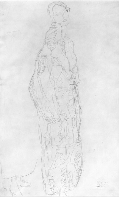 Robed Standing Lady, c.1916 by Gustav Klimt